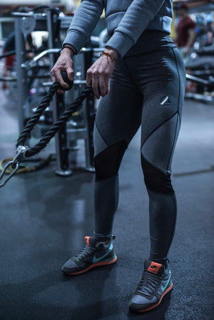 Dual Silver Exos Leggings